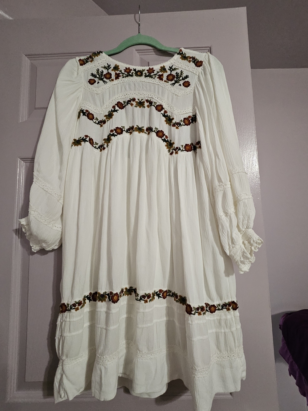 ivory Free People Pasadena mini dress Size Xs